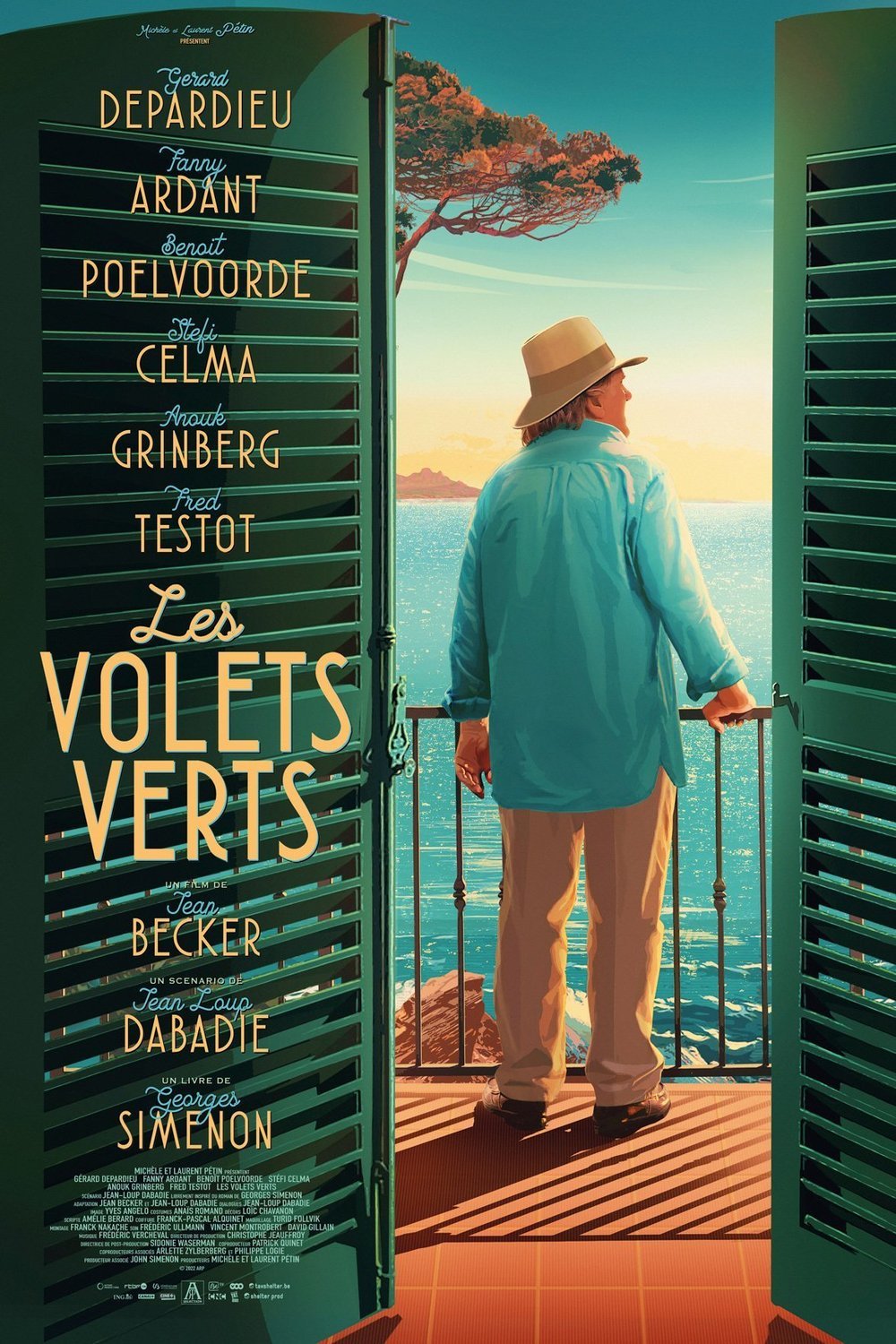 L'affiche du film Les volets verts