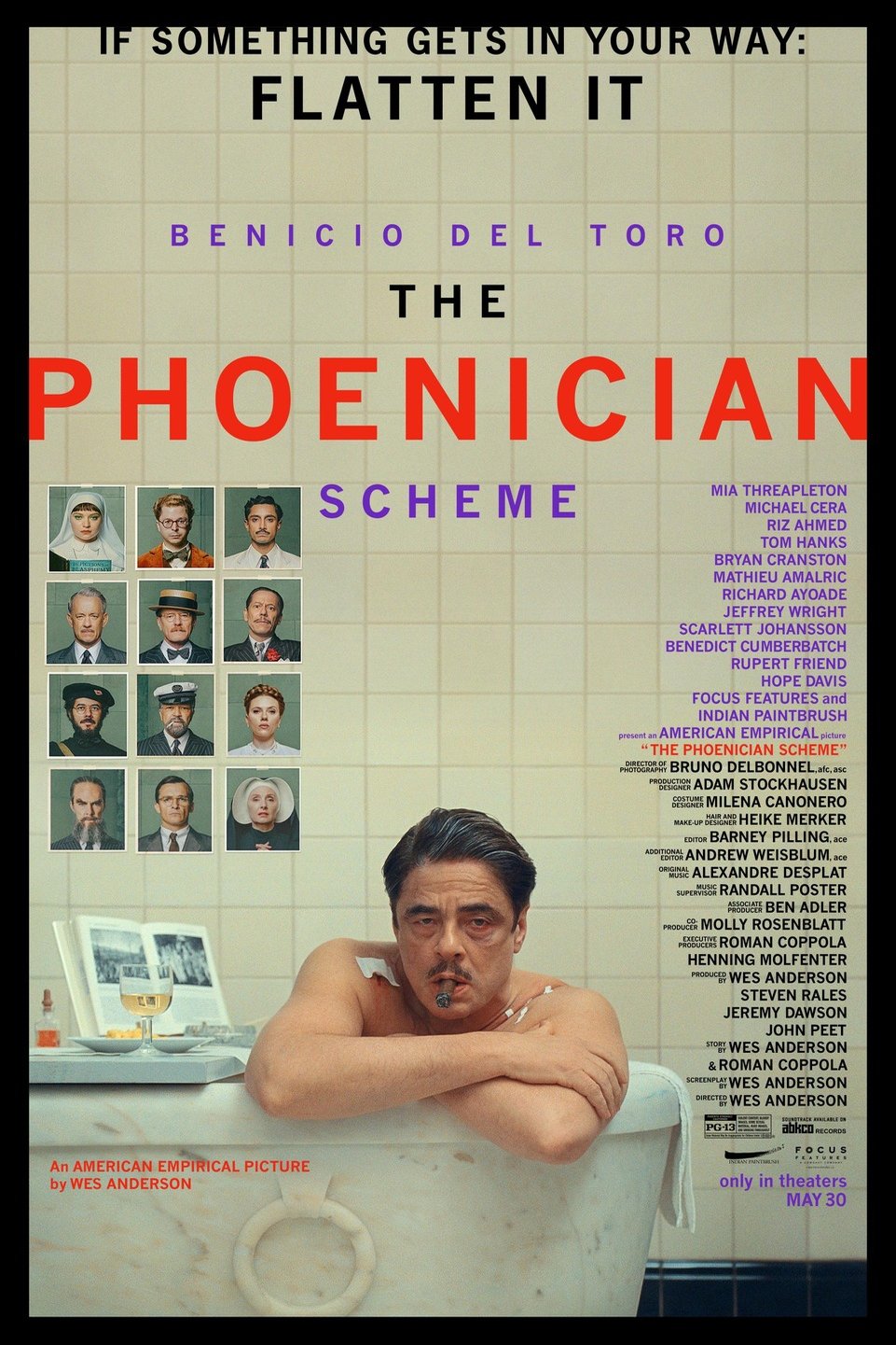 L'affiche du film The Phoenician Scheme