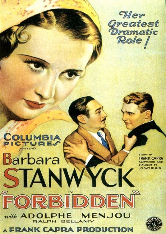 L'affiche du film Forbidden