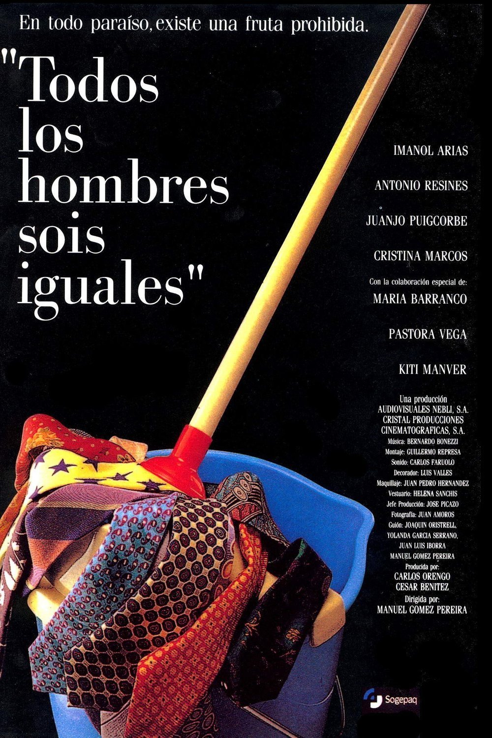L'affiche du film Todos los hombres sois iguales