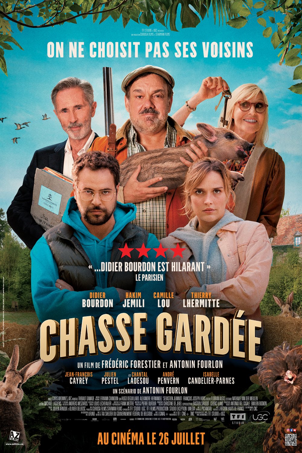 L'affiche du film Chasse gardée