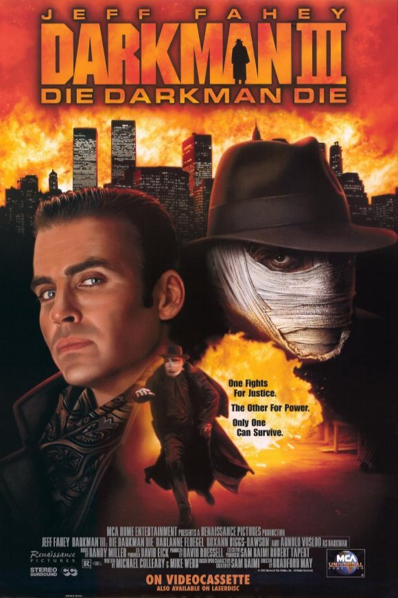 L'affiche du film Darkman III: Die Darkman Die