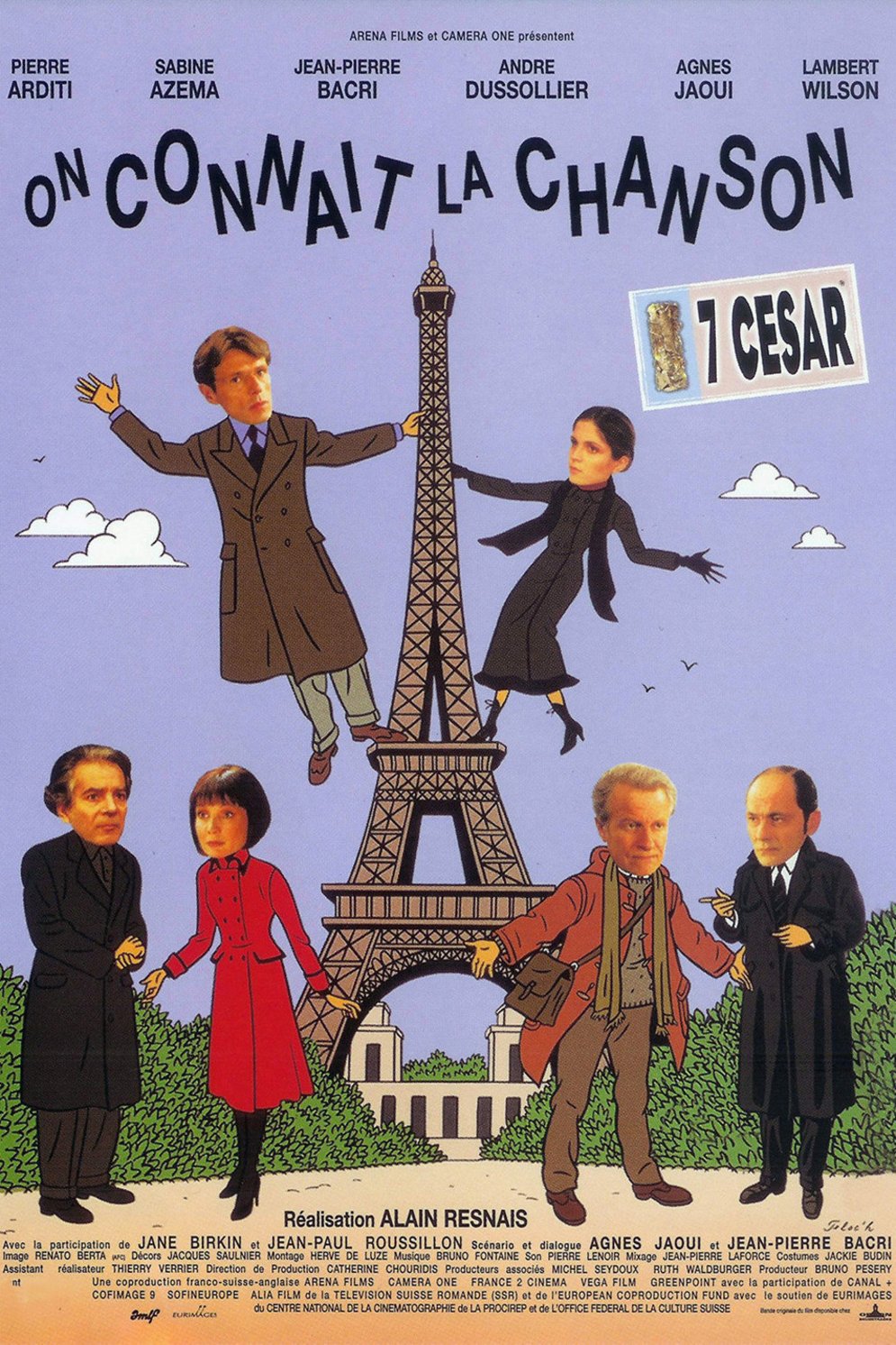 L'affiche du film On connaît la chanson