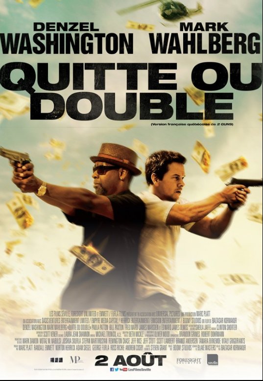 L'affiche du film Quitte ou double