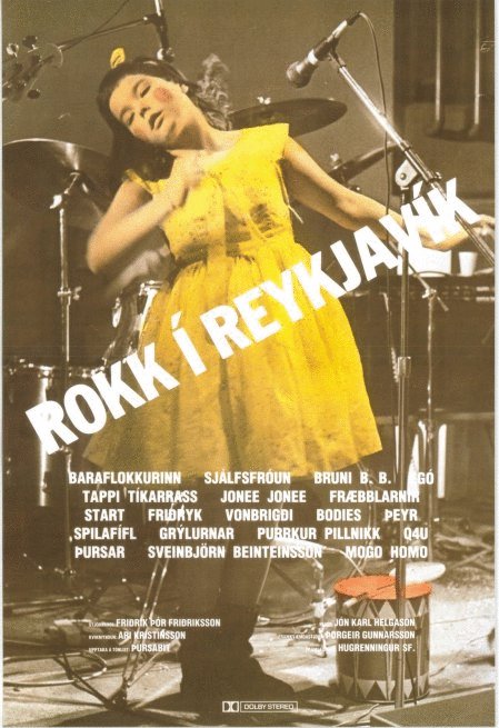 L'affiche du film Rokk í Reykjavík