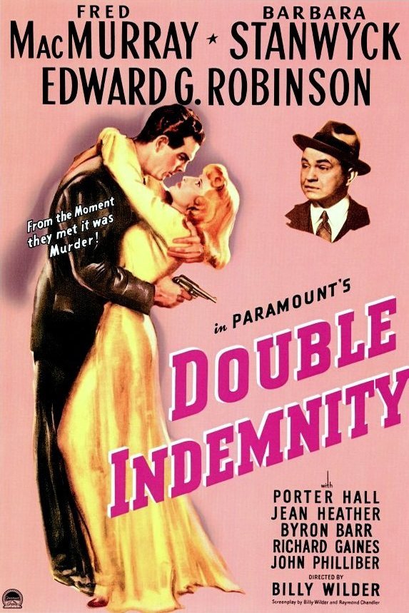 L'affiche du film Double Indemnity