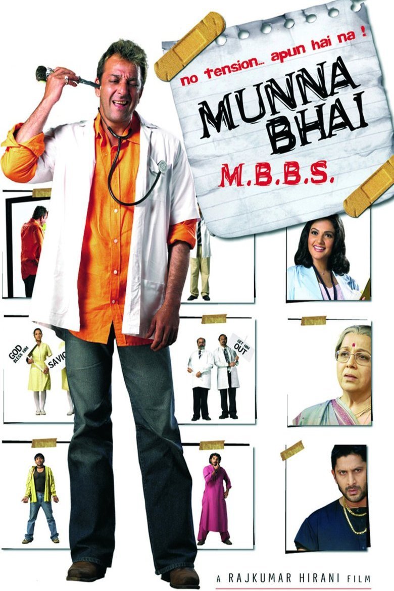 L'affiche du film Munna Bhai M.B.B.S.
