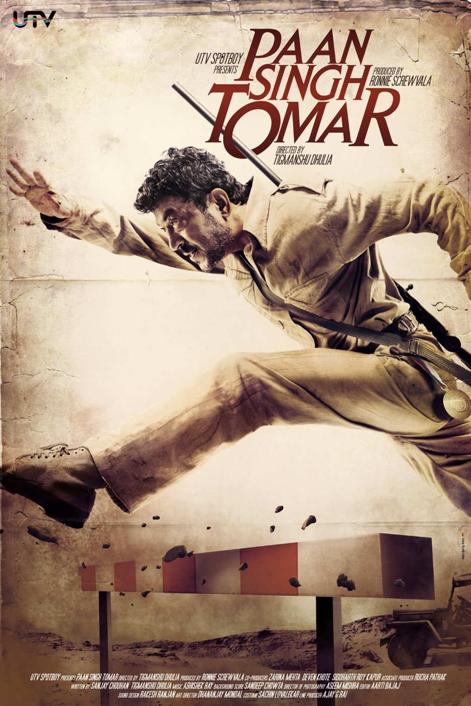 L'affiche du film Paan Singh Tomar