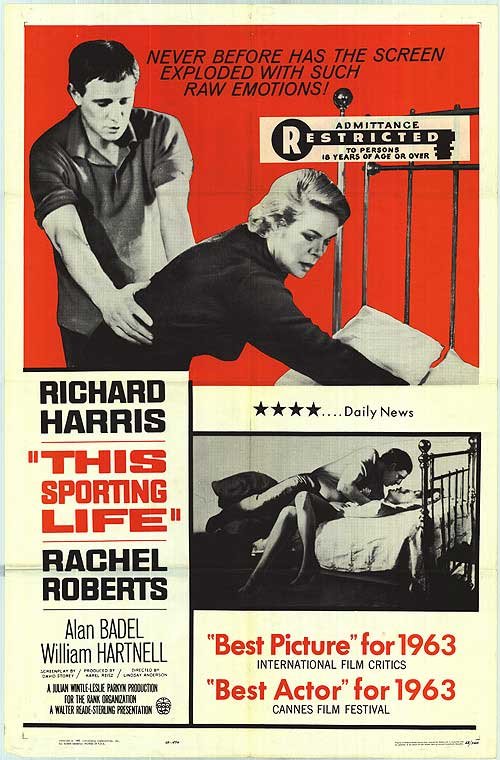 L'affiche du film This Sporting Life
