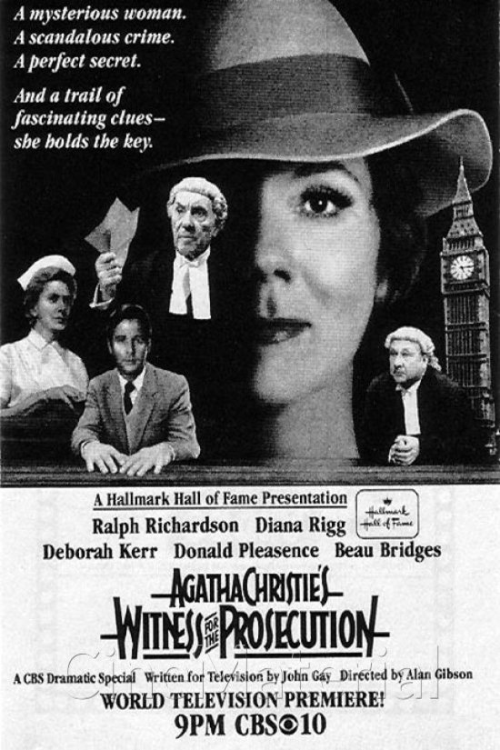 L'affiche du film Witness for the Prosecution