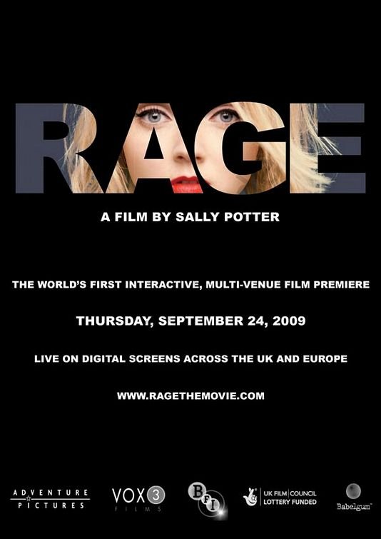 L'affiche du film Rage