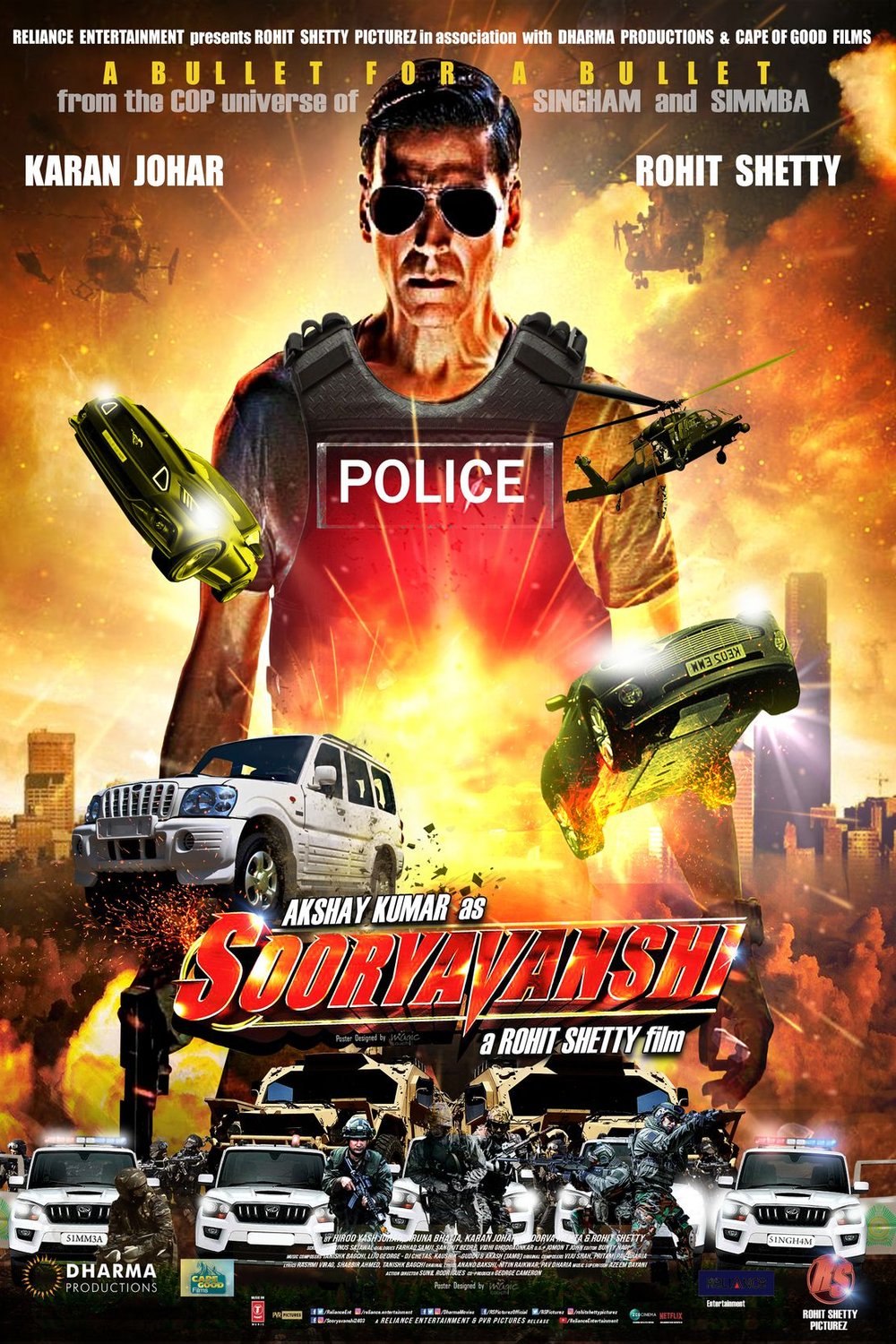 L'affiche du film Sooryavanshi