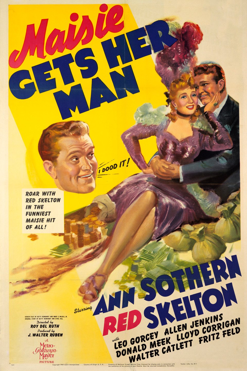 L'affiche du film Maisie Gets Her Man