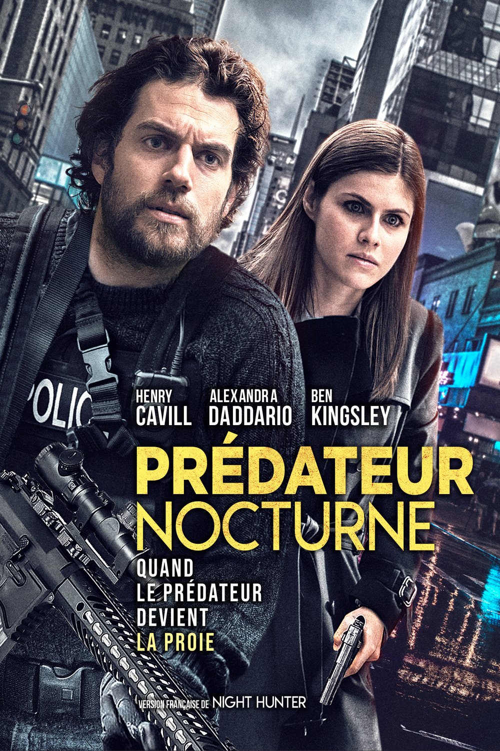 L'affiche du film Prédateur nocturne