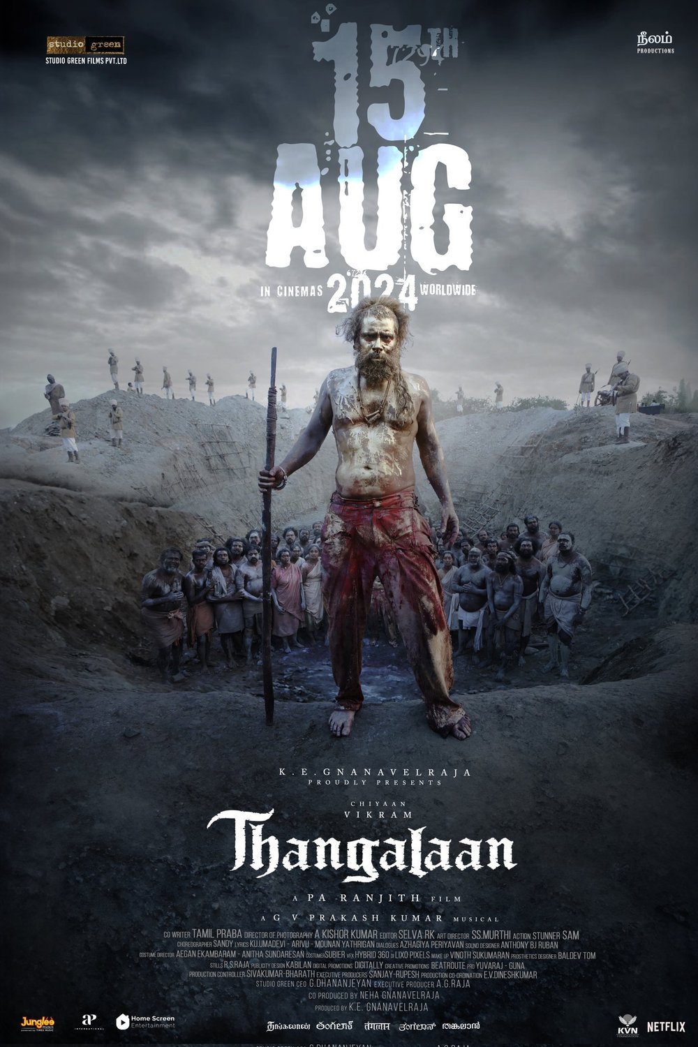 L'affiche du film Thangalaan