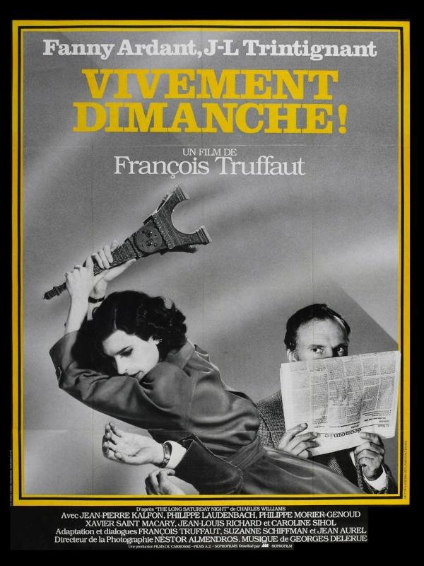 L'affiche du film Vivement dimanche!