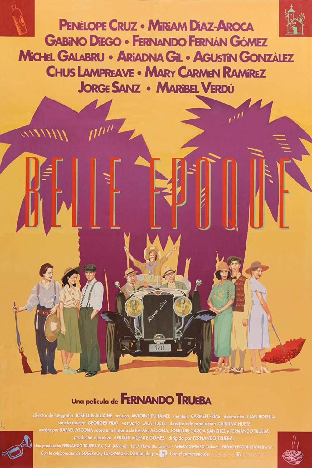 L'affiche du film Belle epoque