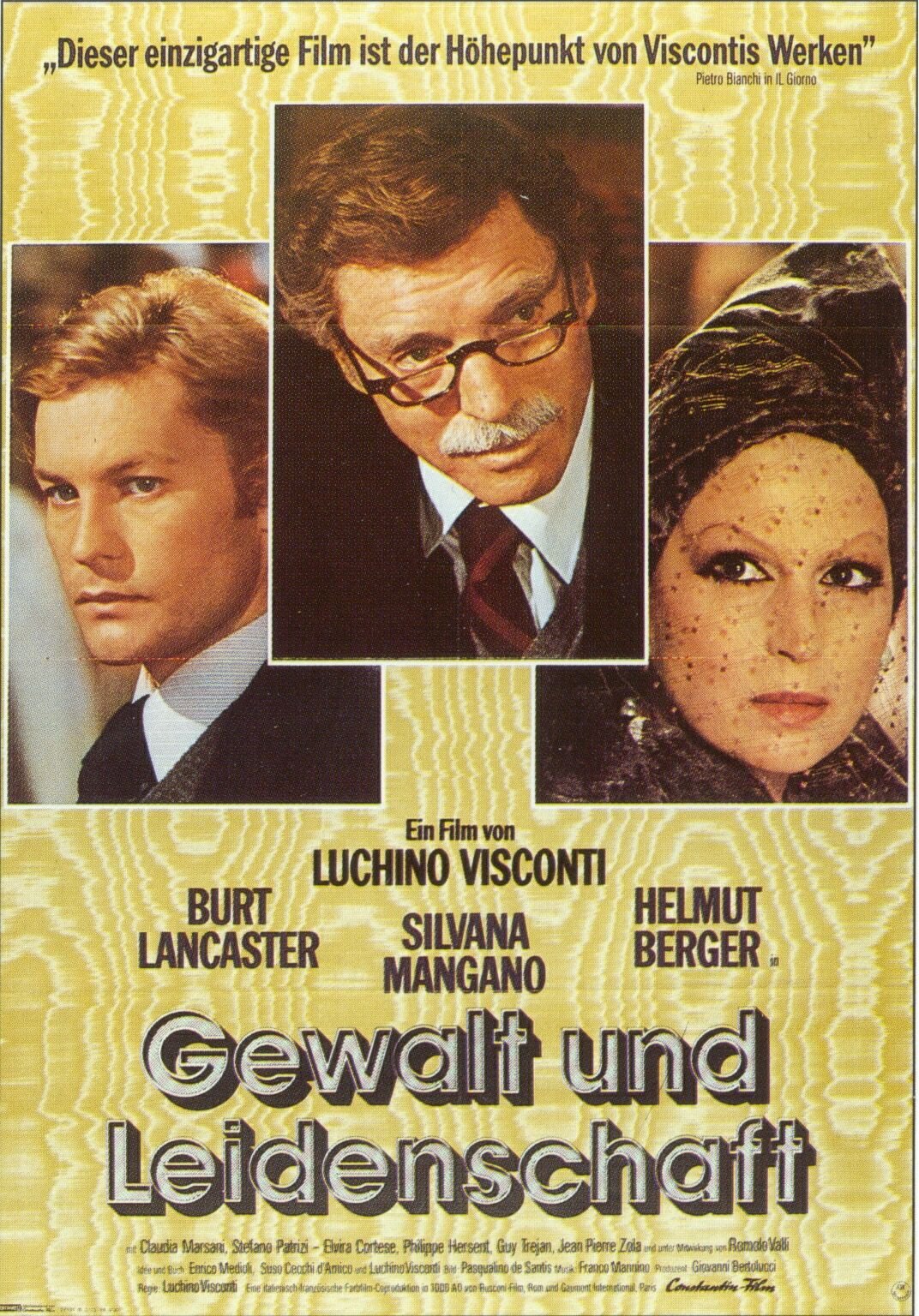 L'affiche du film Violence et passion