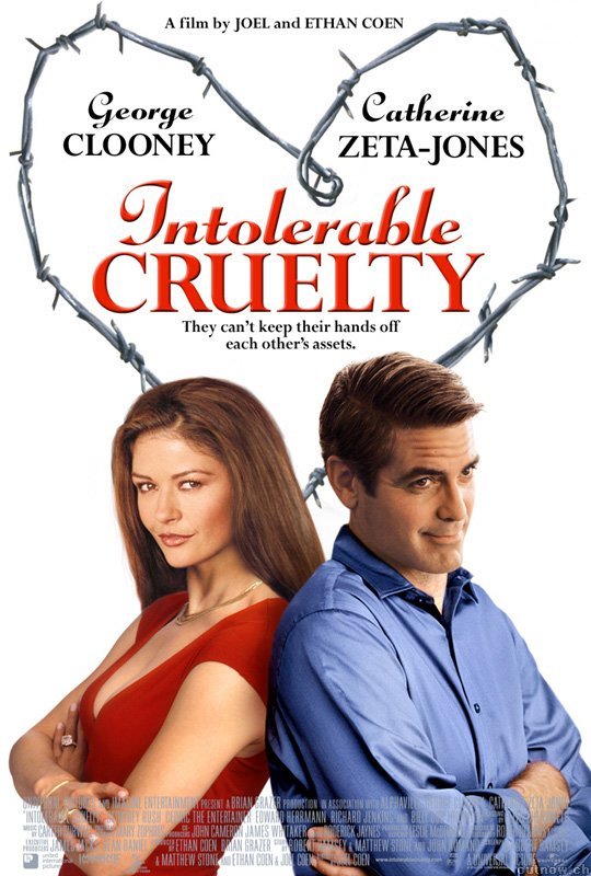 L'affiche du film Intolérable cruauté