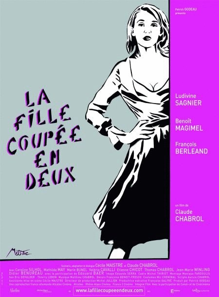 L'affiche du film La Fille coupée en deux