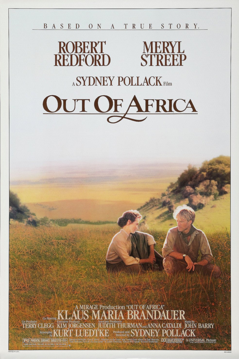L'affiche du film Souvenirs d'Afrique