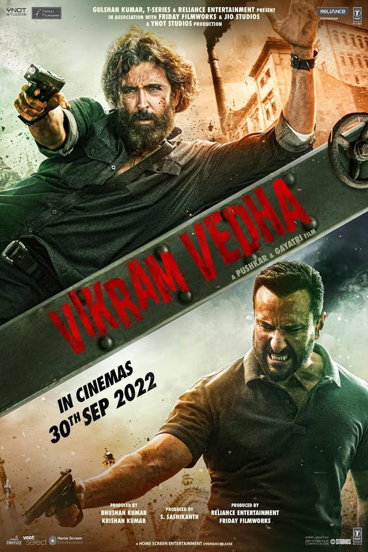L'affiche du film Vikram Vedha