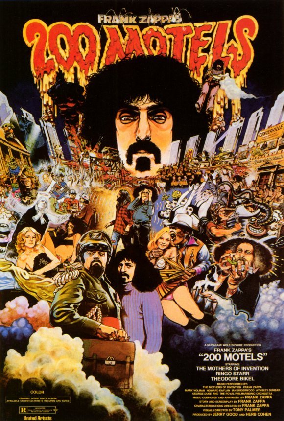 L'affiche du film 200 Motels