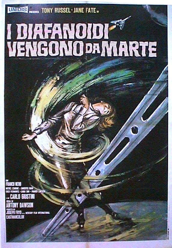 L'affiche du film I diafanoidi vengono da Marte