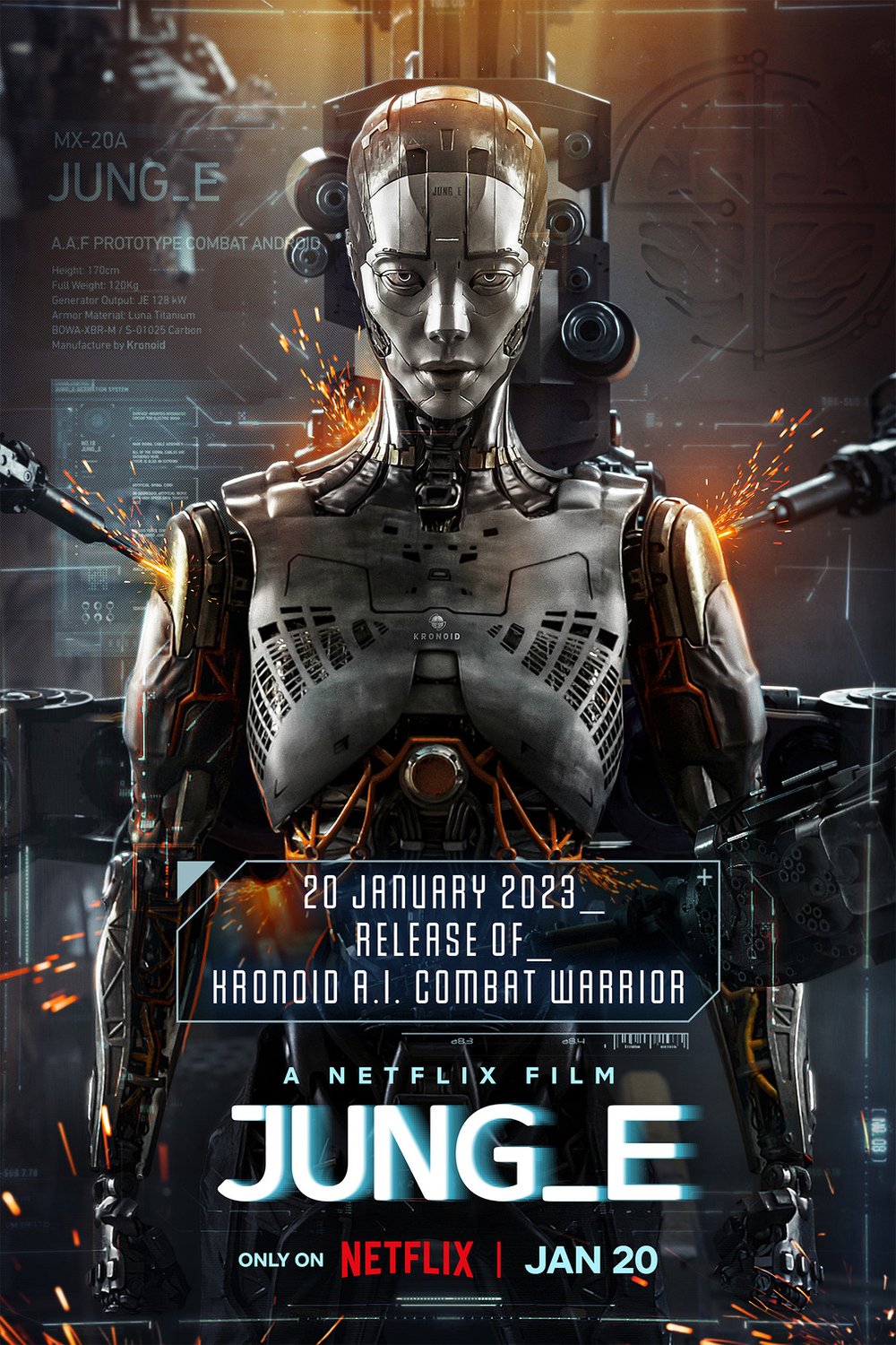 L'affiche du film Jung_E