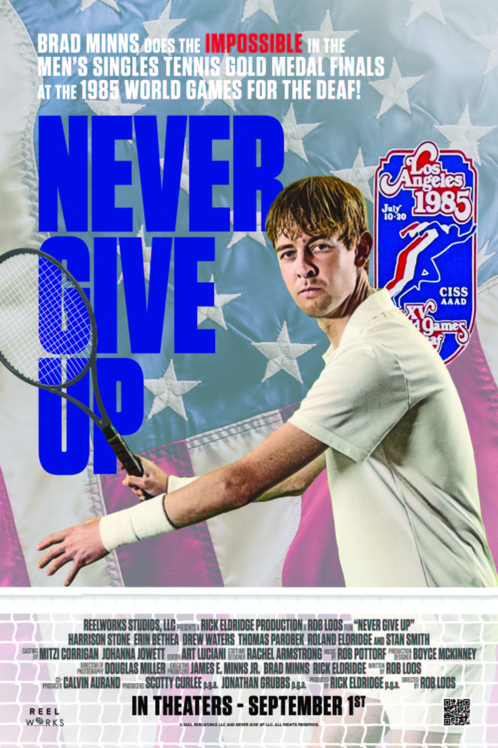 L'affiche du film Never Give Up