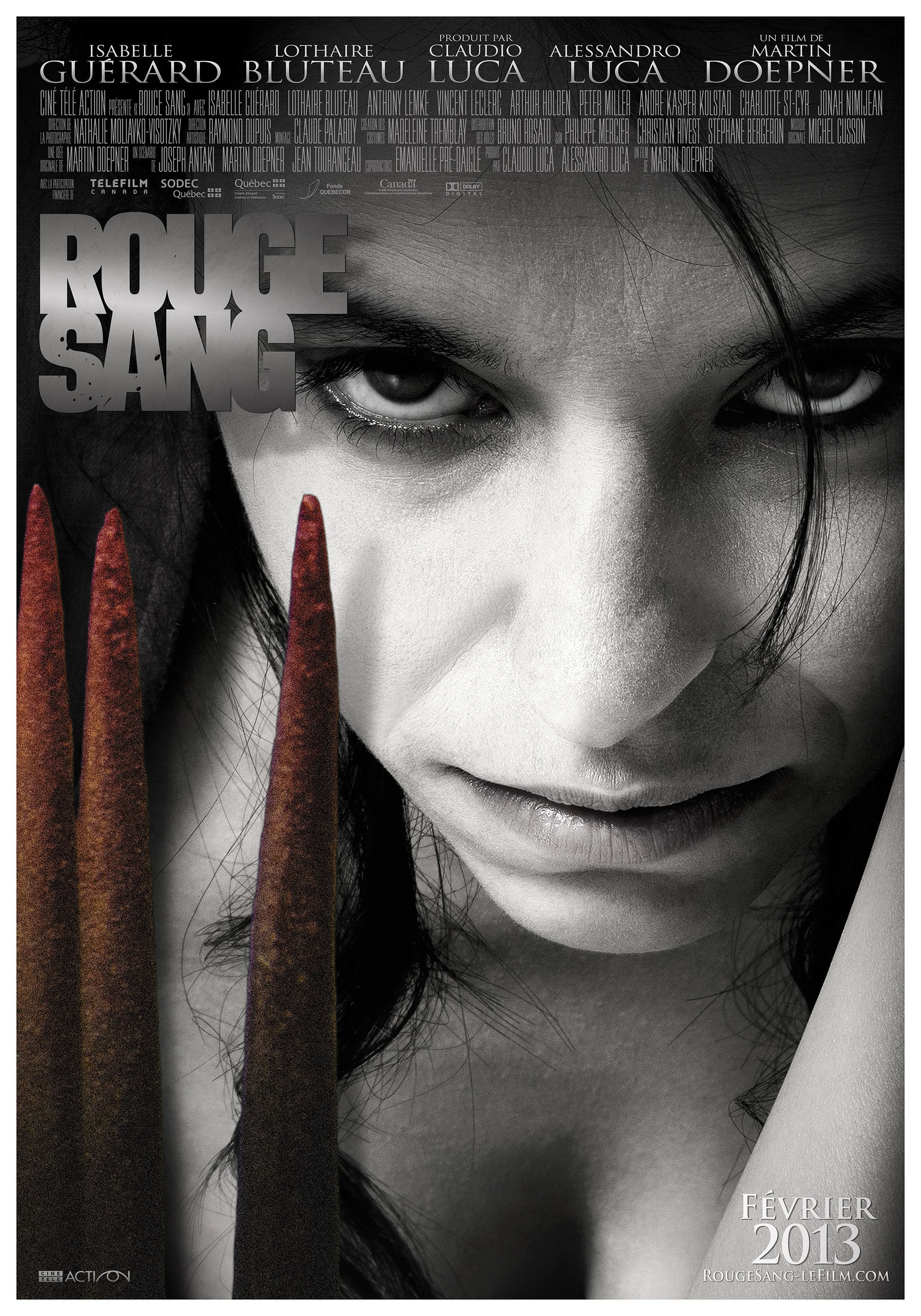 L'affiche du film Rouge Sang
