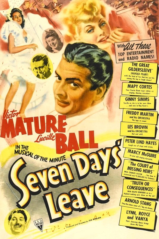 L'affiche du film Seven Days' Leave