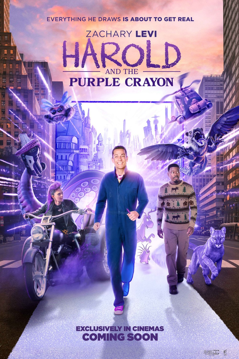 L'affiche du film Harold and the Purple Crayon