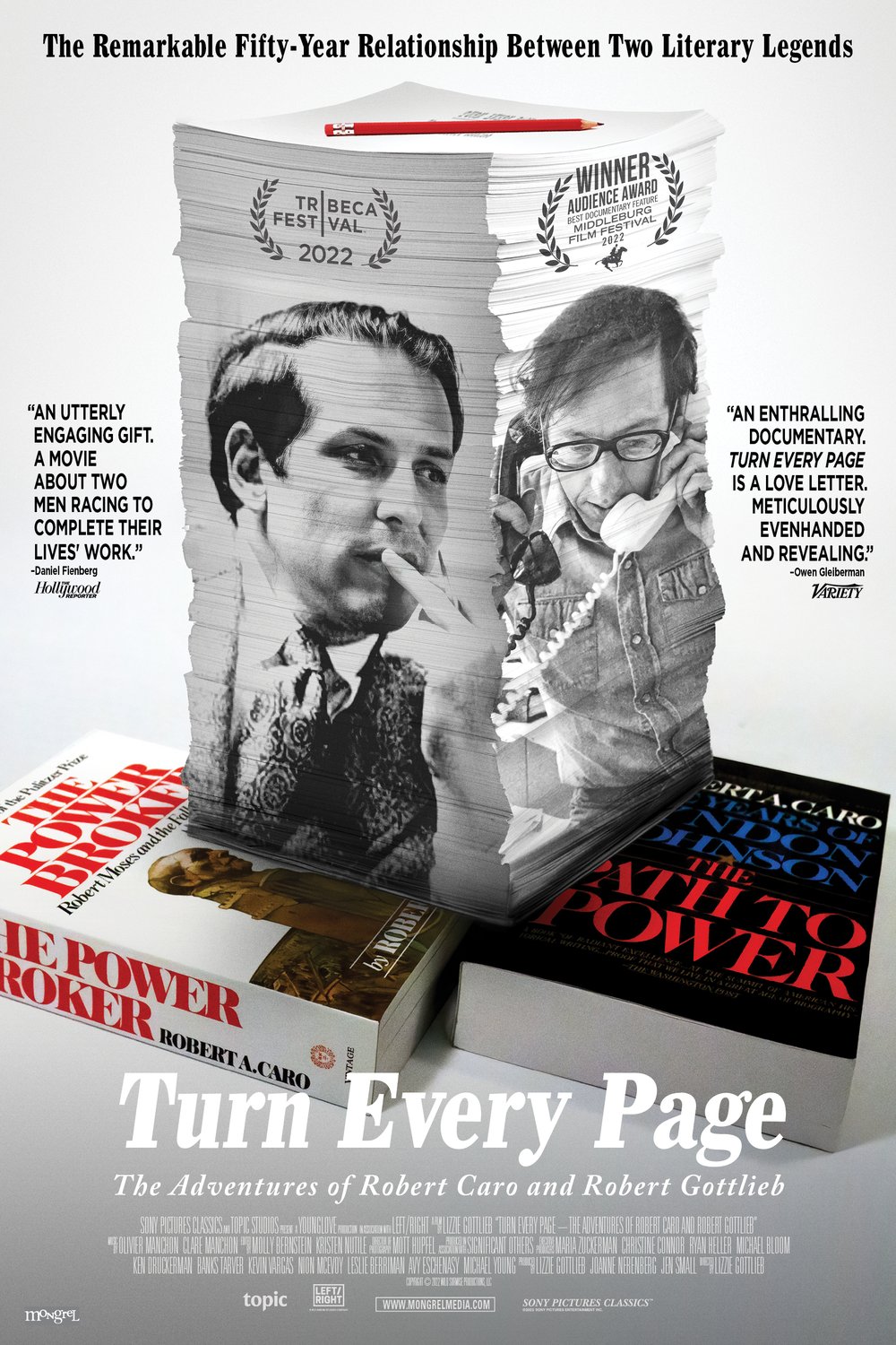 Poster of the movie Turn Every Page - The Adventures of Robert Caro and Robert Gottlieb [2022]