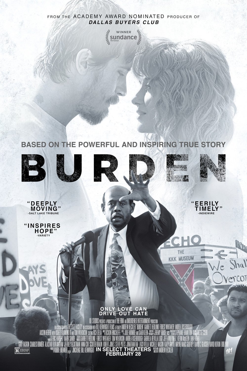 L'affiche du film Burden