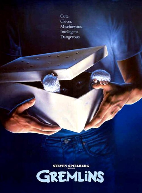 L'affiche du film Gremlins v.f.
