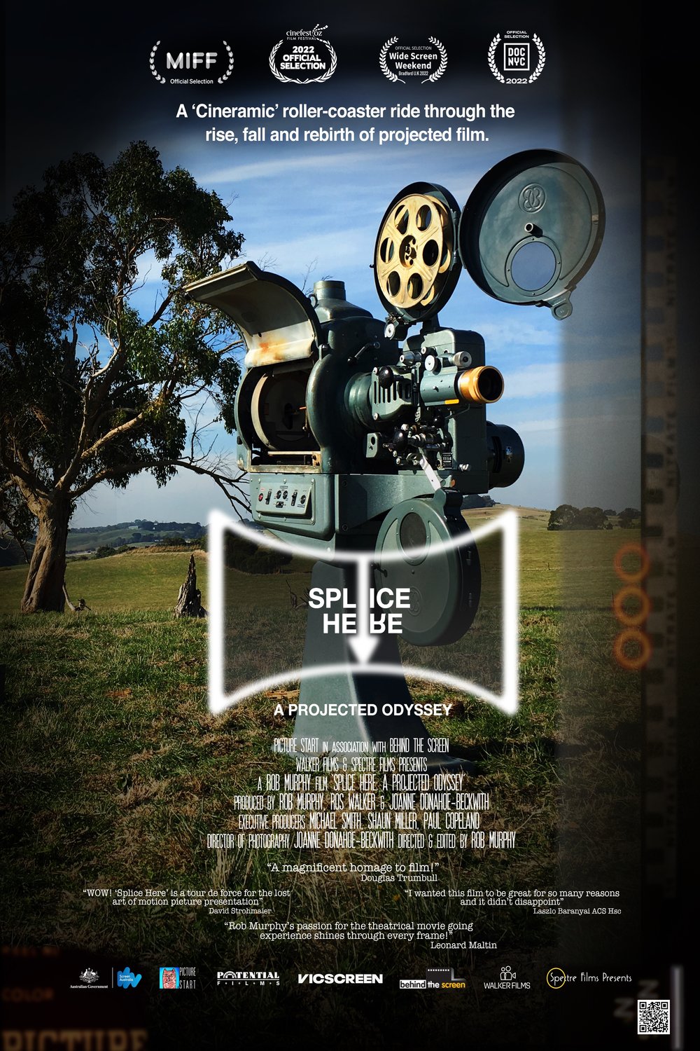 L'affiche du film Splice Here: A Projected Odyssey