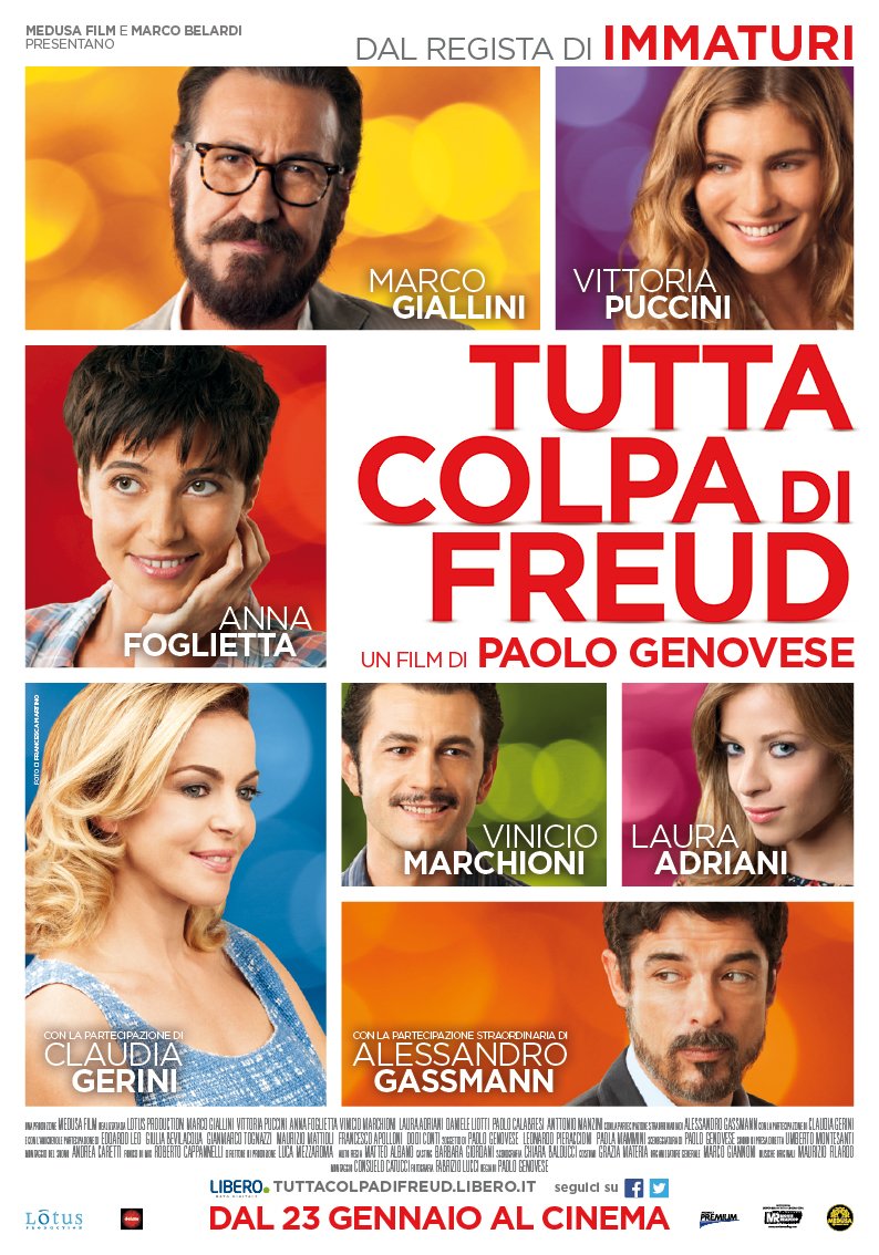 L'affiche du film Tutta colpa di Freud