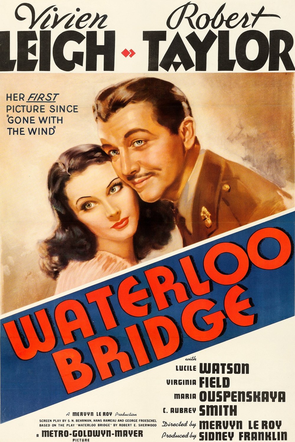 L'affiche du film Waterloo Bridge