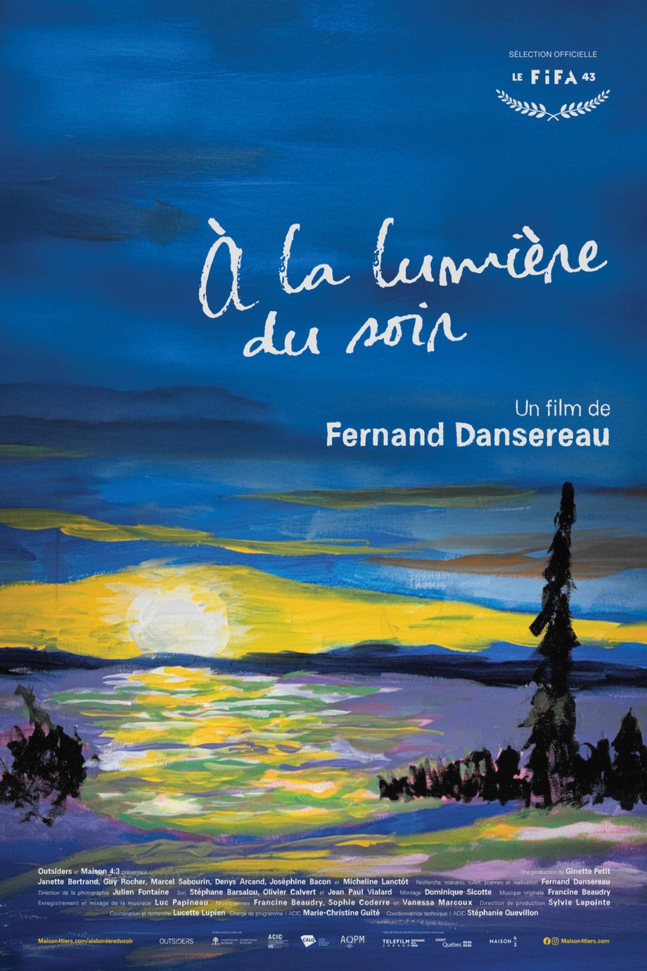 L'affiche du film À la lumière du soir