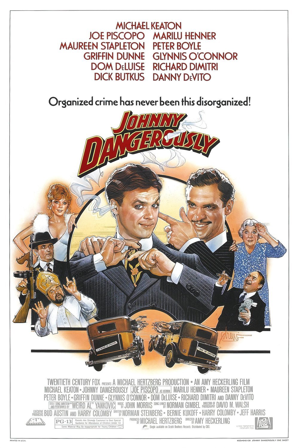 L'affiche du film Johnny Dangerously