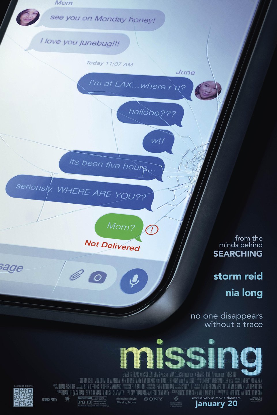 L'affiche du film Missing