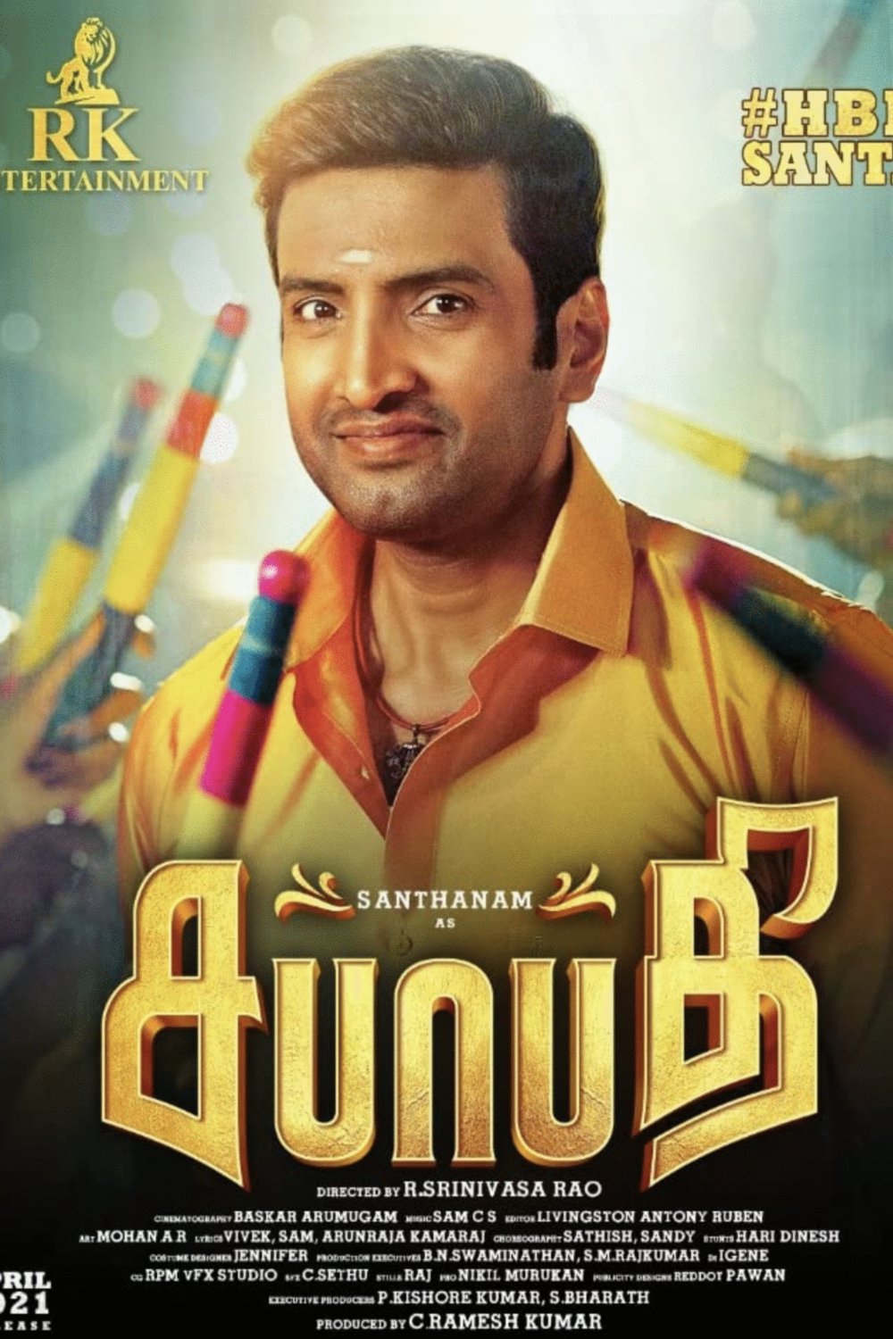 L'affiche du film Sabhaapathy
