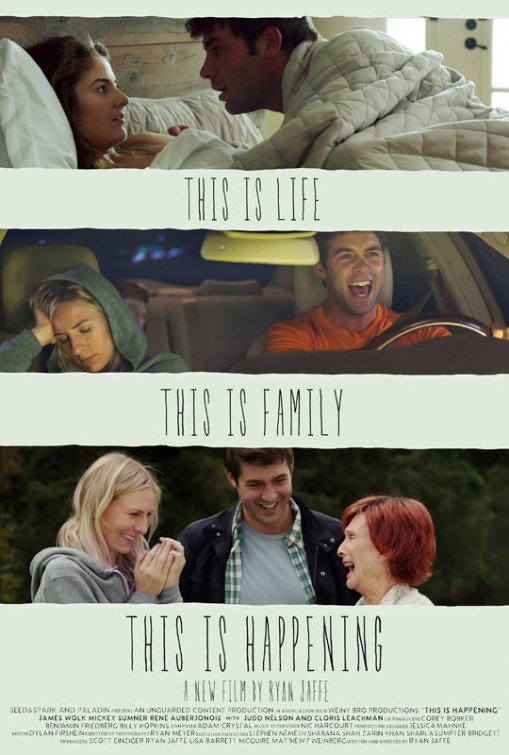 L'affiche du film This Is Happening