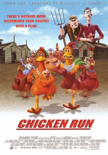 L'affiche du film Poulets en fuite