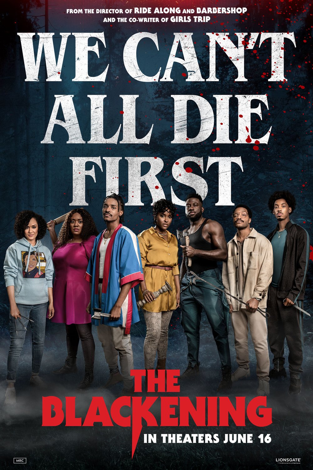 L'affiche du film The Blackening
