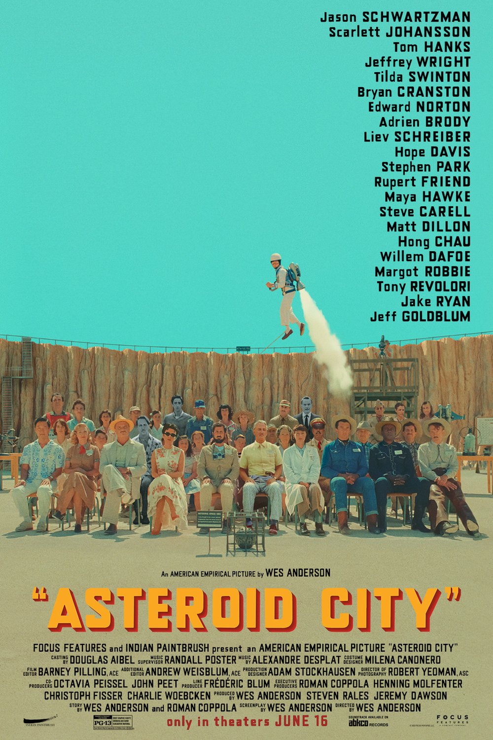 L'affiche du film Asteroid City