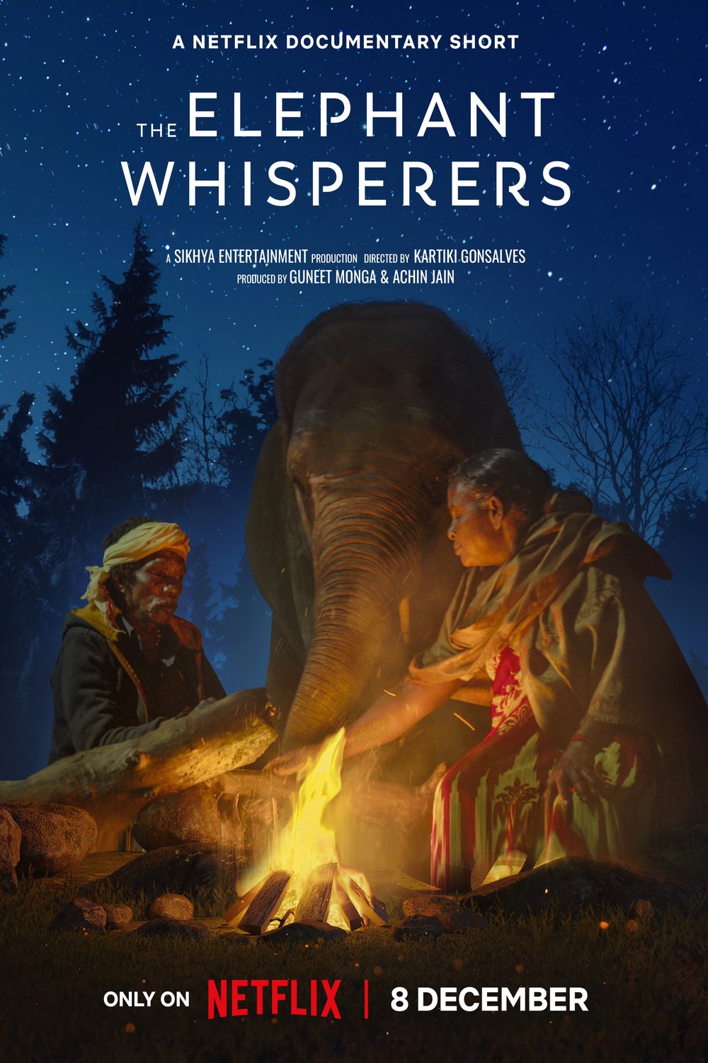 L'affiche du film The Elephant Whisperers