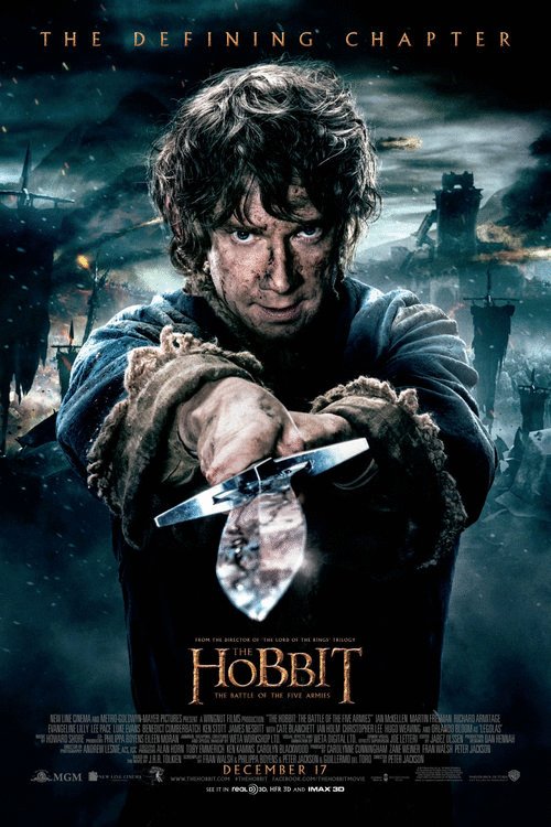 Poster of the movie The Hobbit: The Battle of the Five Armies [2014]
