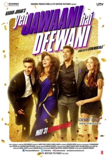 L'affiche du film Yeh Jawaani Hai Deewani